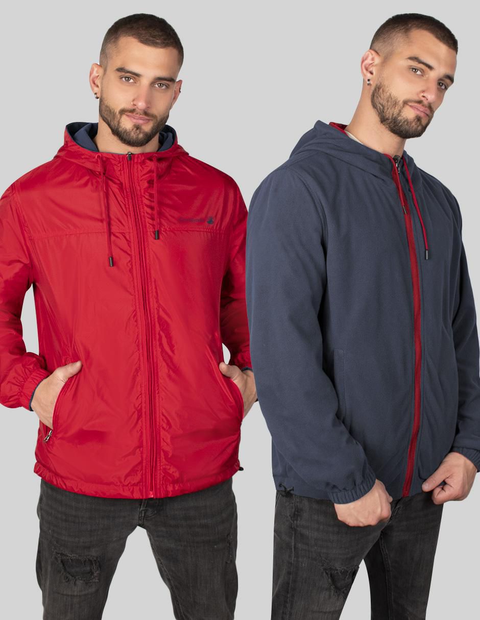 Chamarra bomber Greenlander reversible para hombre