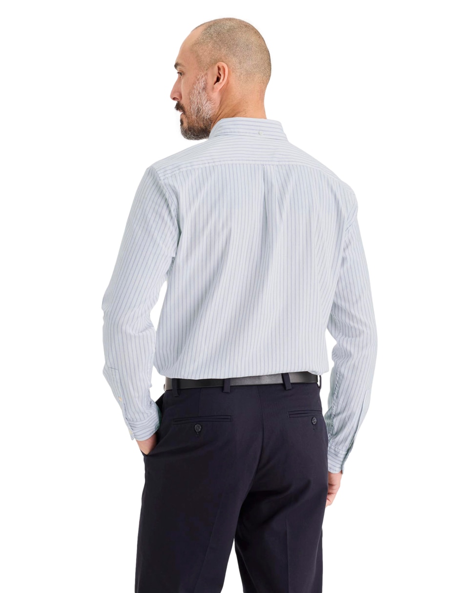 Camisa casual de algodón manga larga para hombre 3