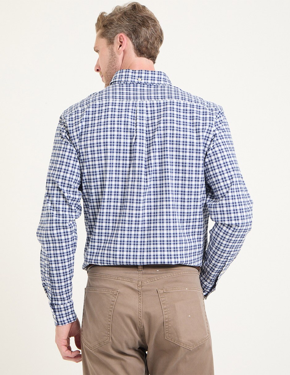 Camisa casual Dockers de algodón manga larga para hombre