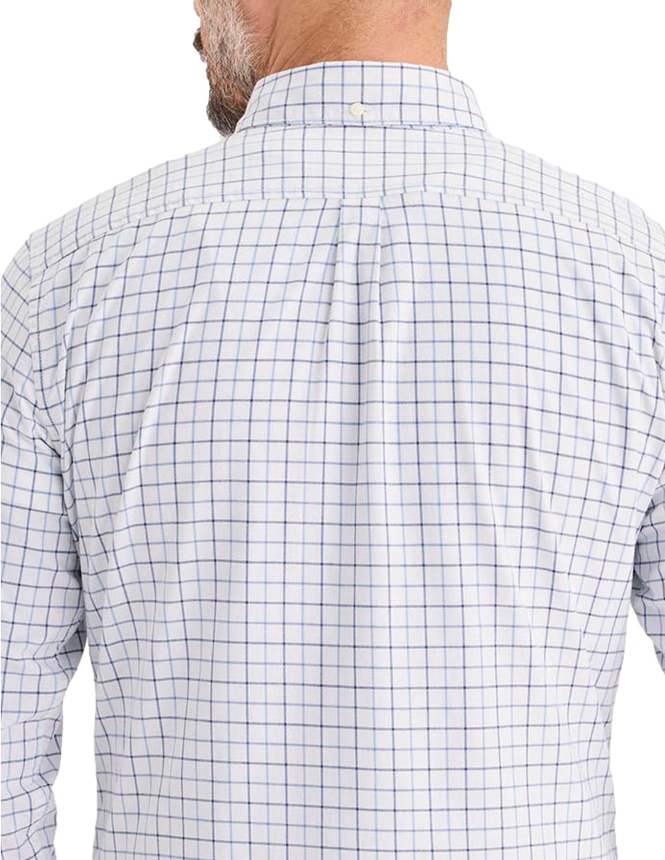 Camisa casual de algodón manga larga para hombre 4