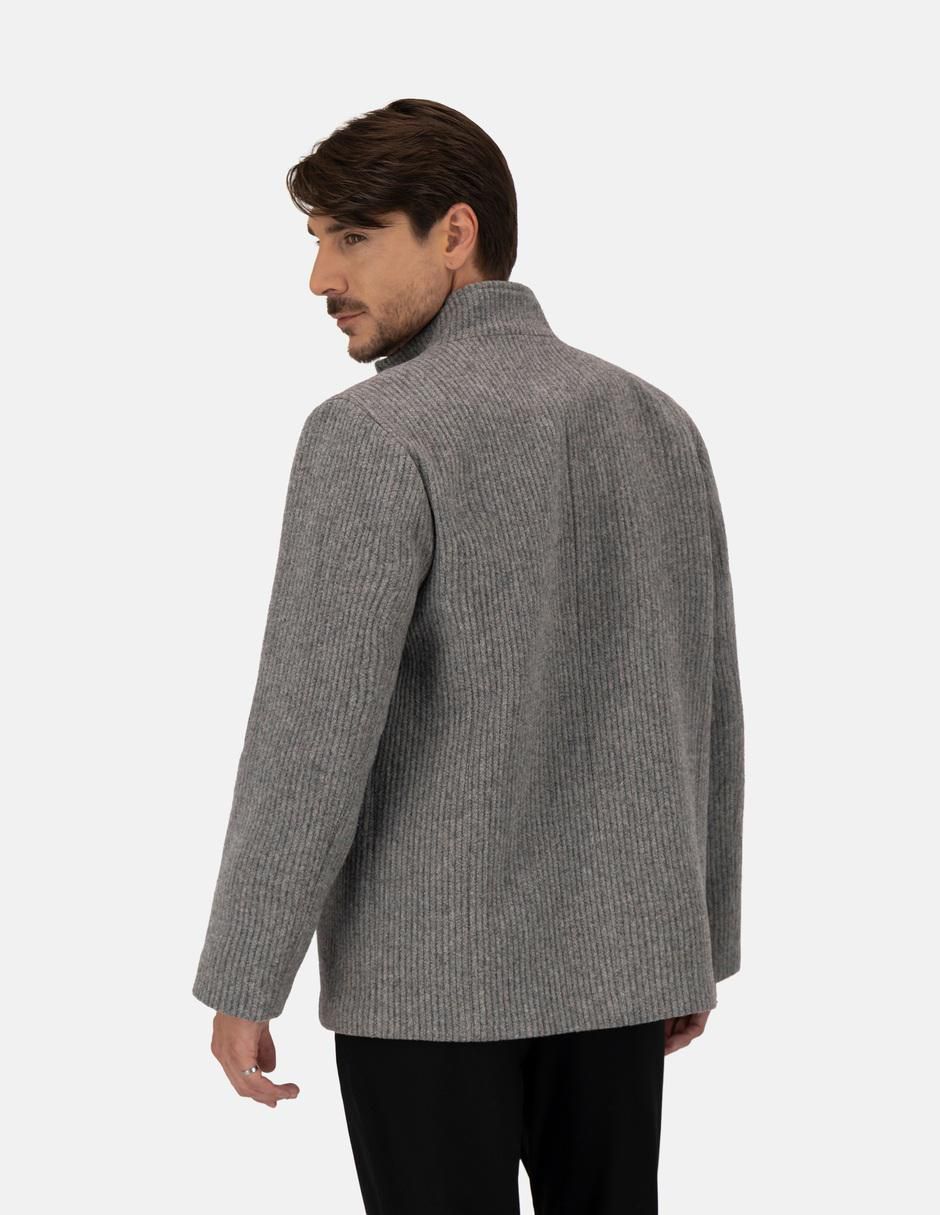 Abrigo de lana impermeable para hombre