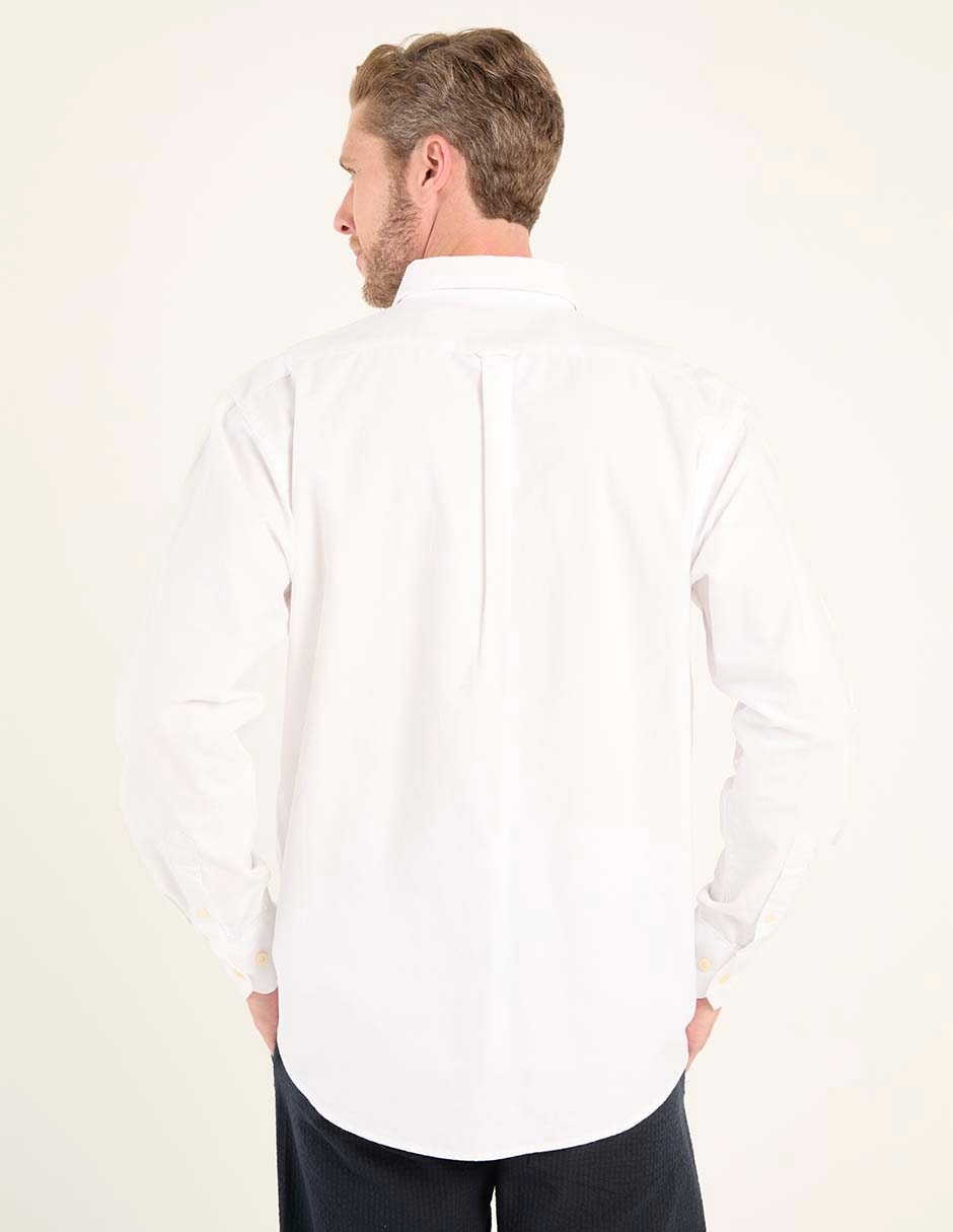 Camisa casual Izod de algodón manga larga para hombre 2