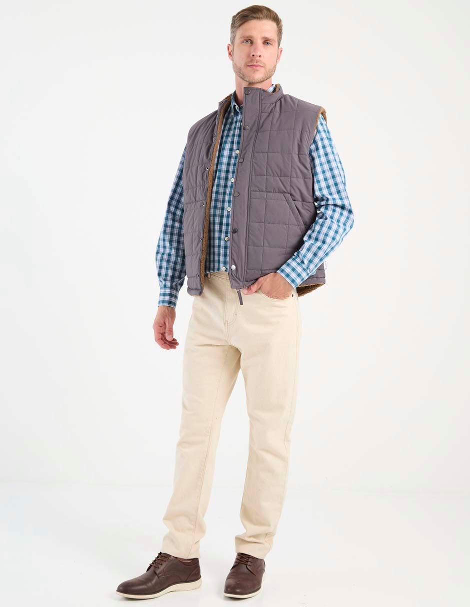 Camisa casual de algodón manga larga para hombre 3