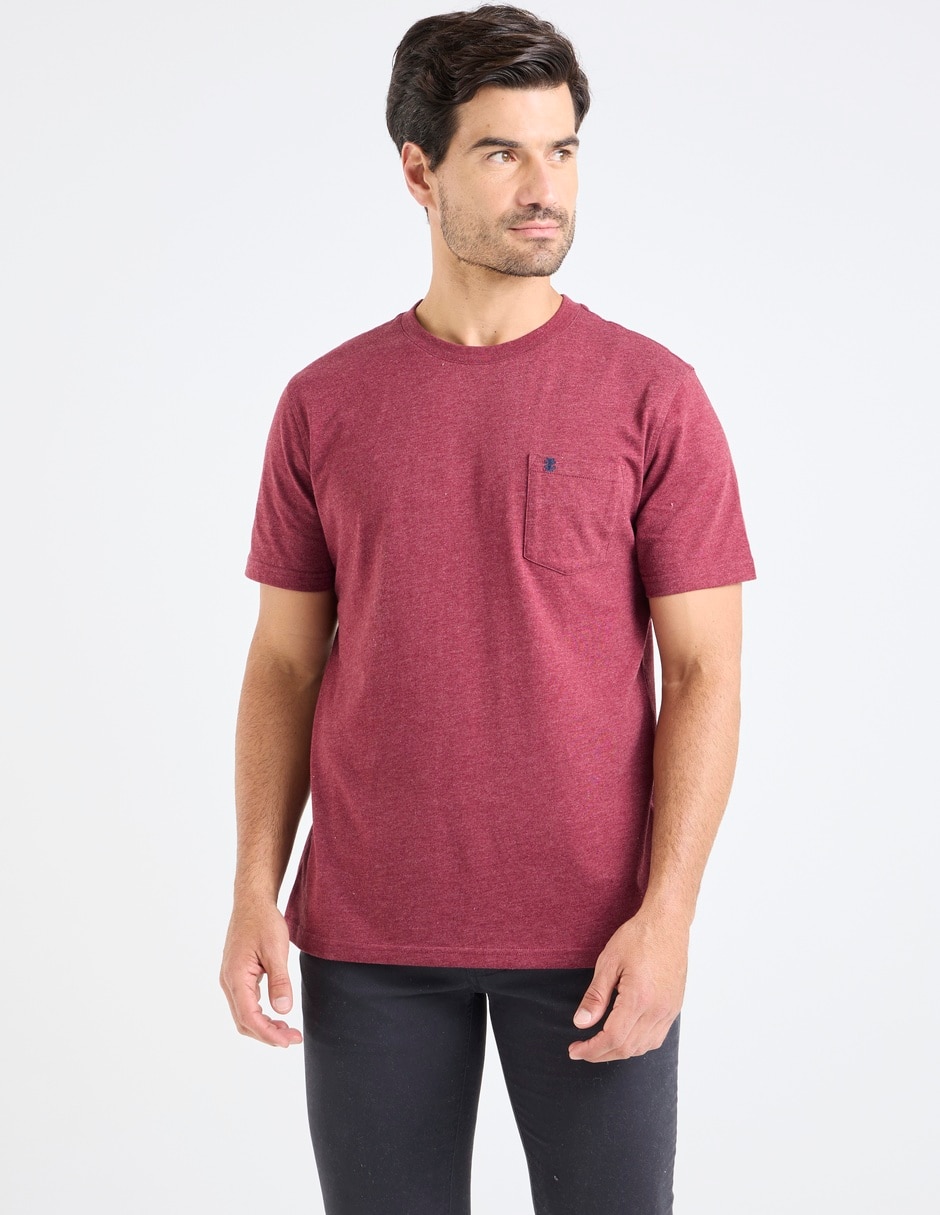 Playera cuello redondo para hombre
