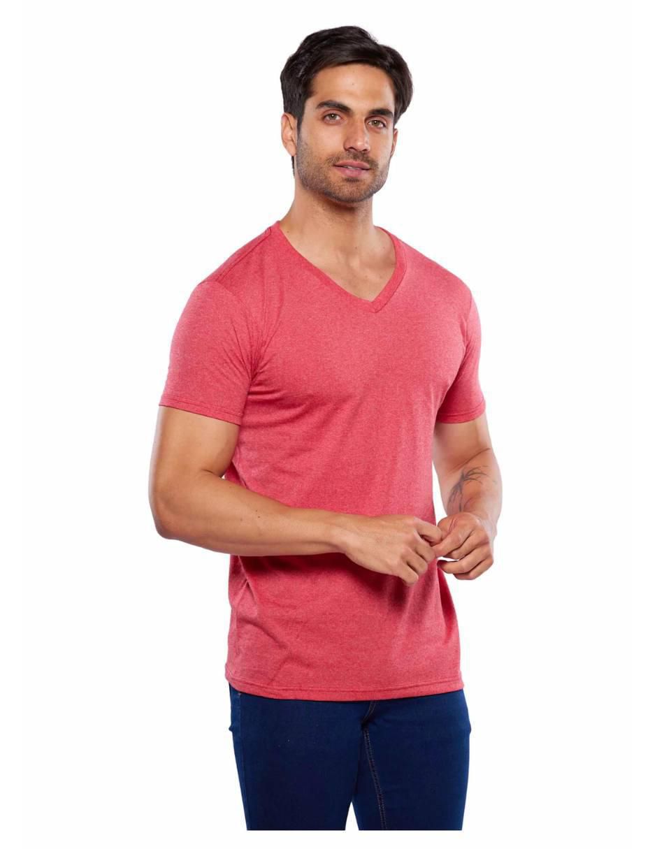 Playera Jersey cuello V para hombre 2