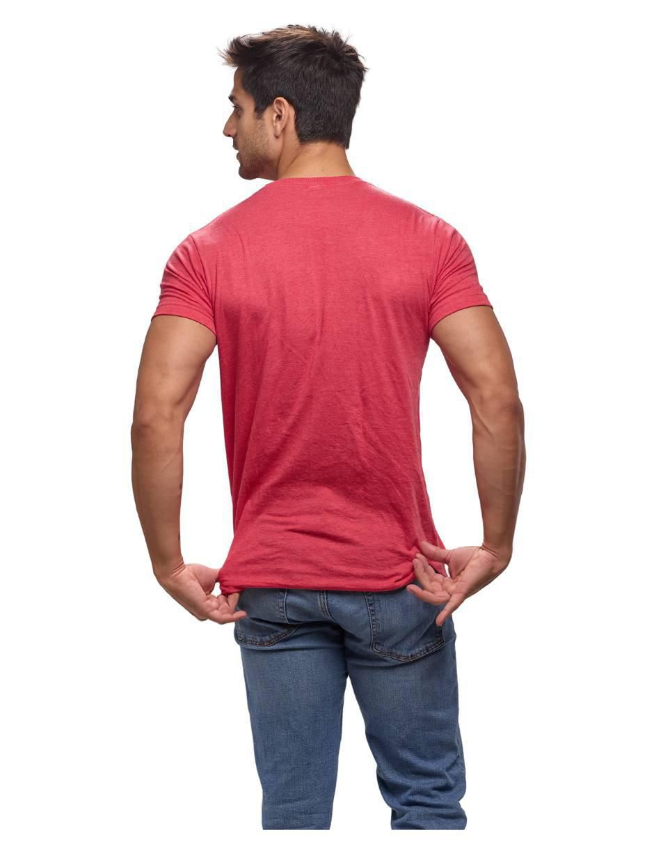 Playera Jersey cuello V para hombre 4