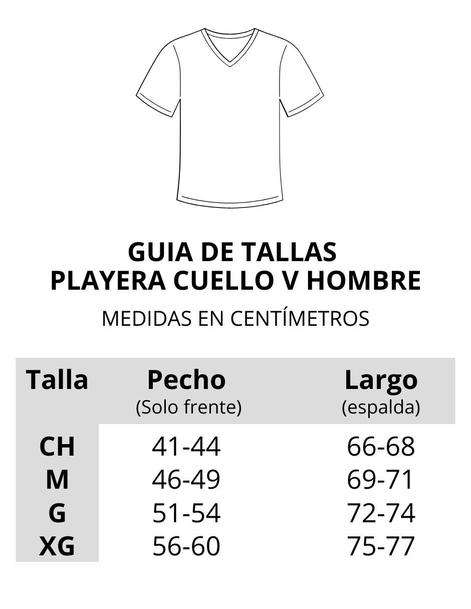 Playera cuello v para hombre 10