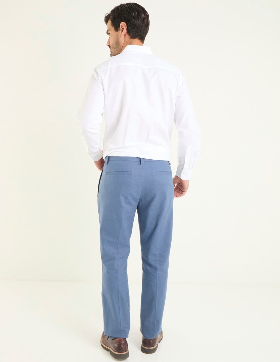 Pantalón de vestir chino slim de algodón para hombre 2