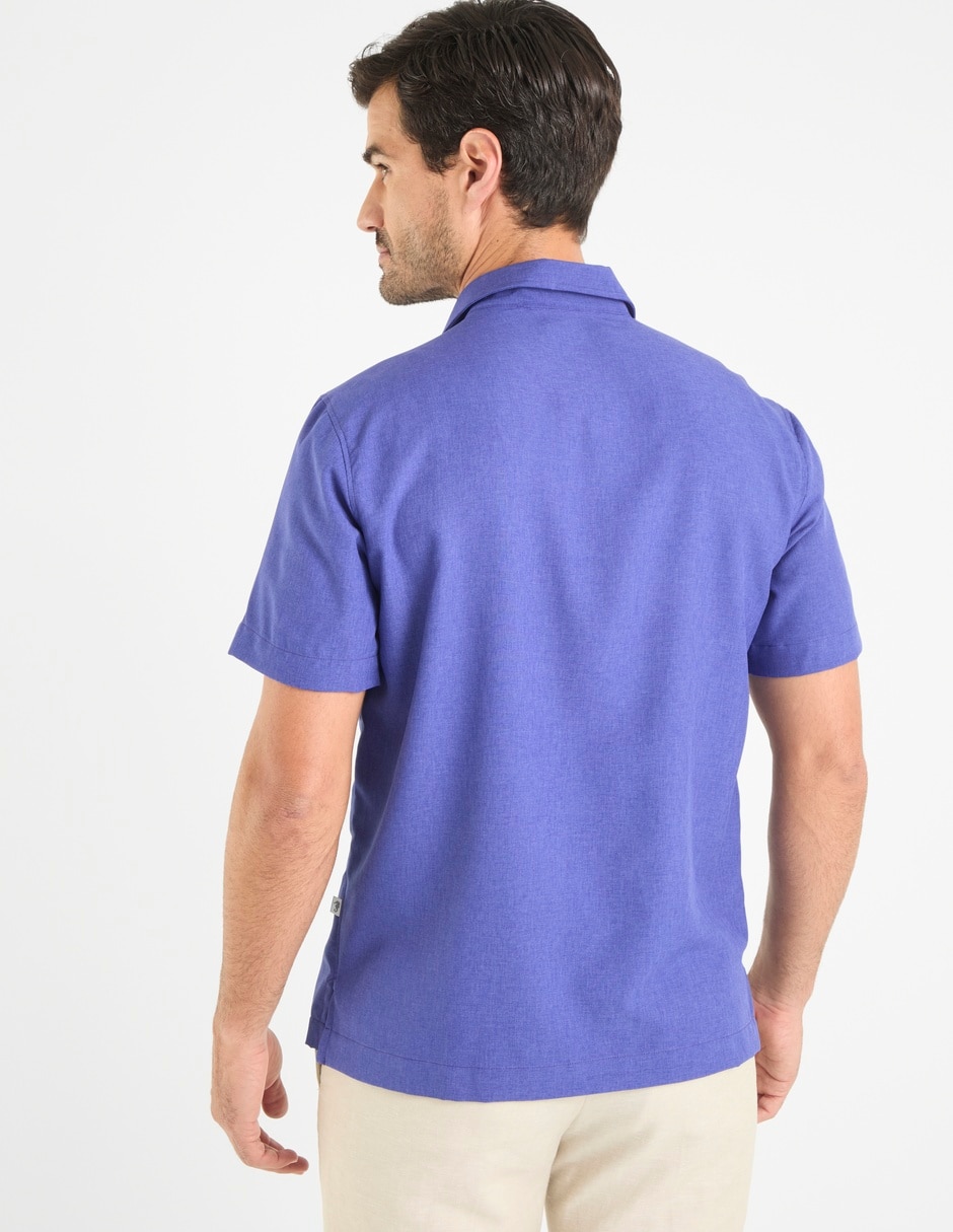 Guayabera manga corta para hombre 2