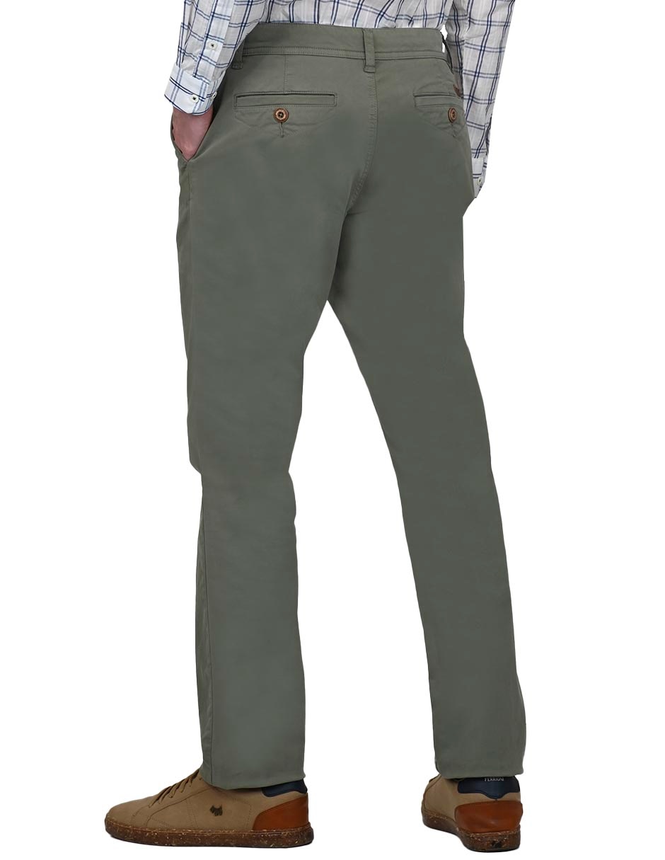 Pantalón recto de algodón para hombre 3