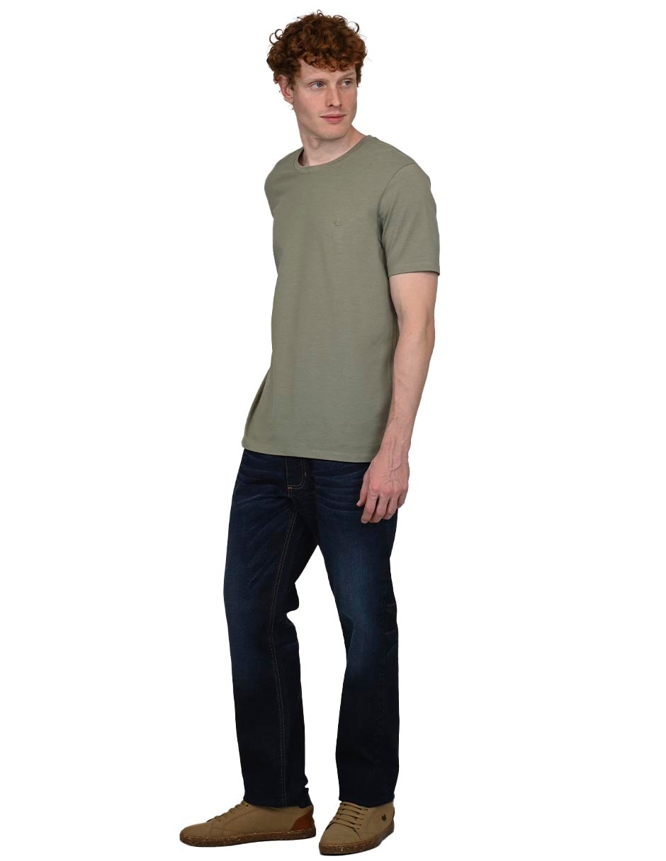 PLAYERA FERRIONI M274, CH, VERDE OLIVO