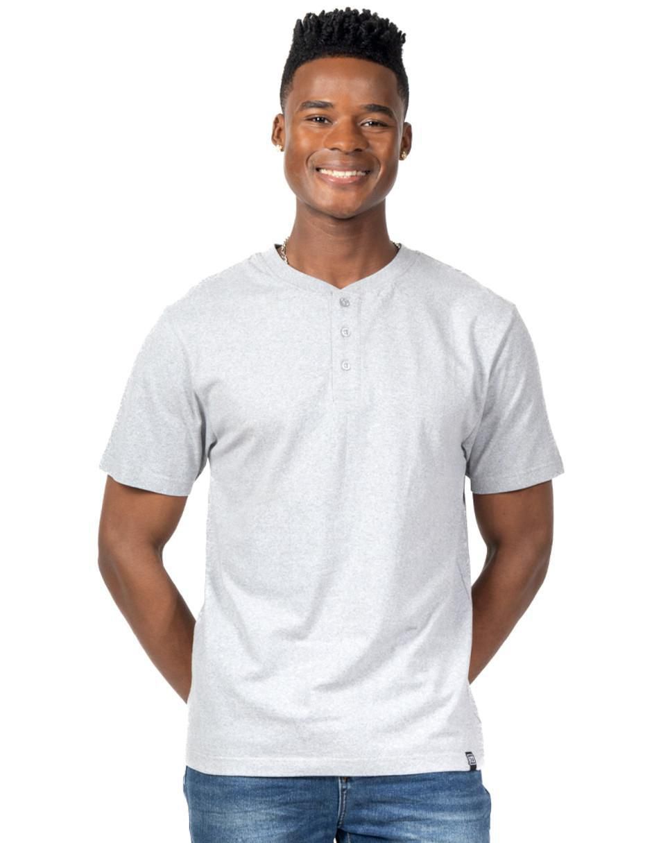 Playera cuello henley para hombre 3