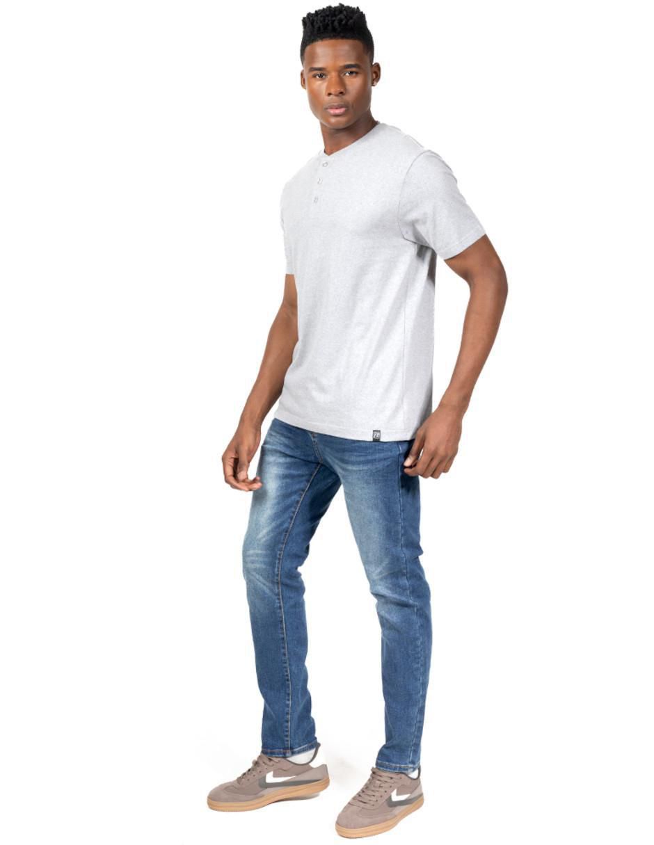 Playera cuello henley para hombre 5