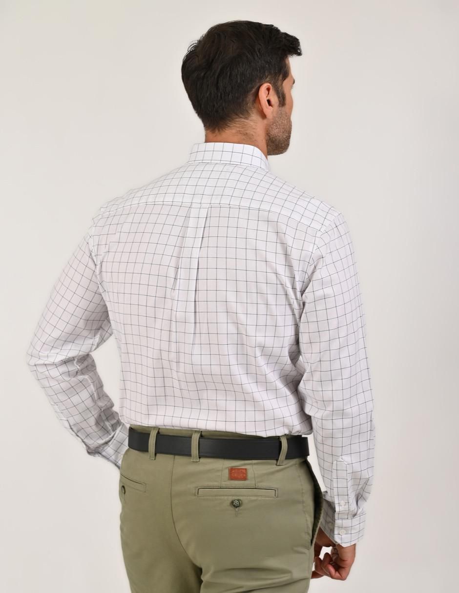 Camisa casual de algodón manga larga para hombre 2
