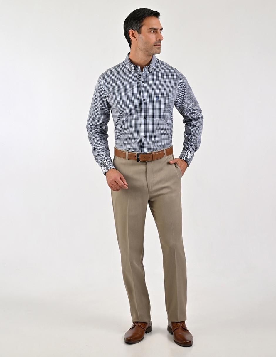 Camisa casual de algodón manga larga para hombre 5