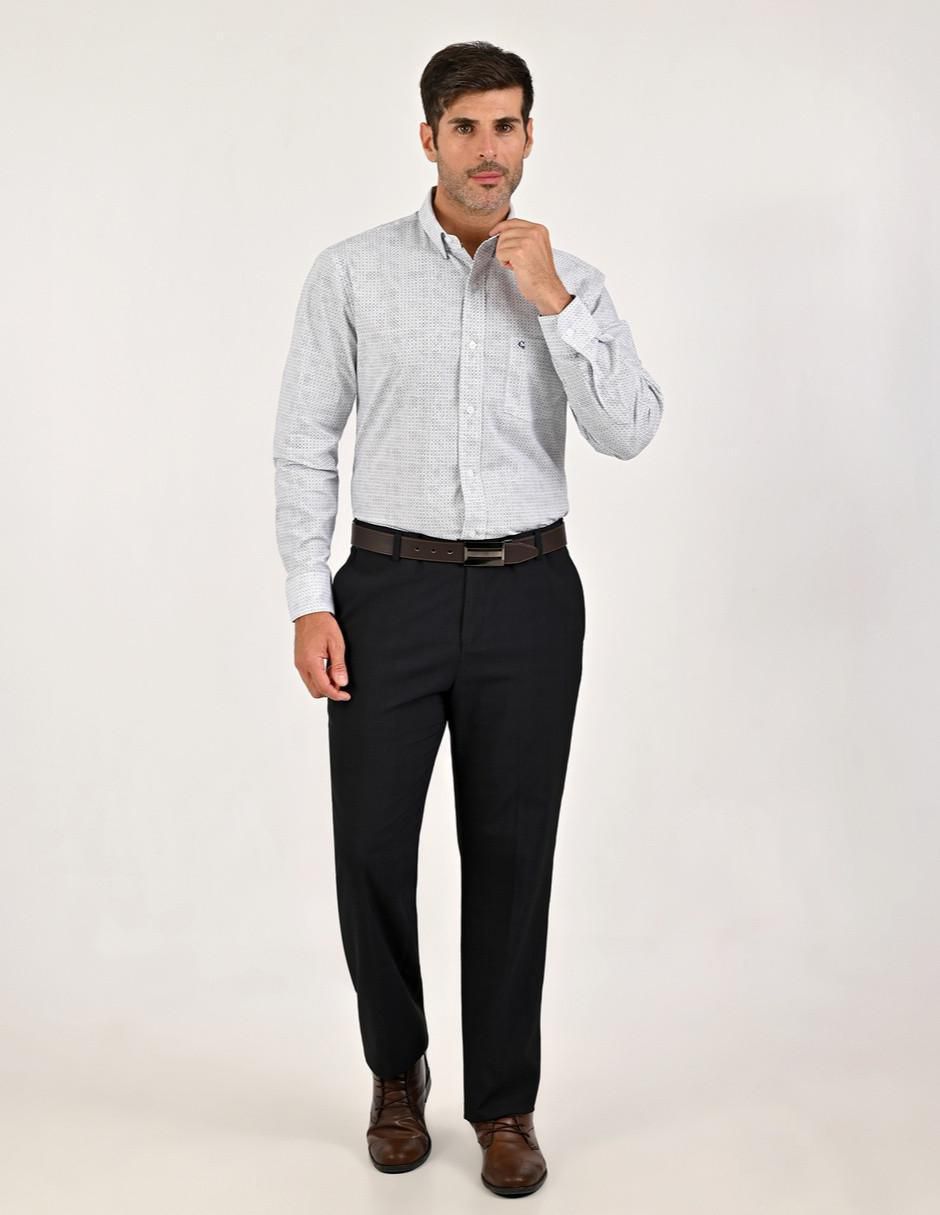 Camisa casual de algodón manga larga para hombre 5
