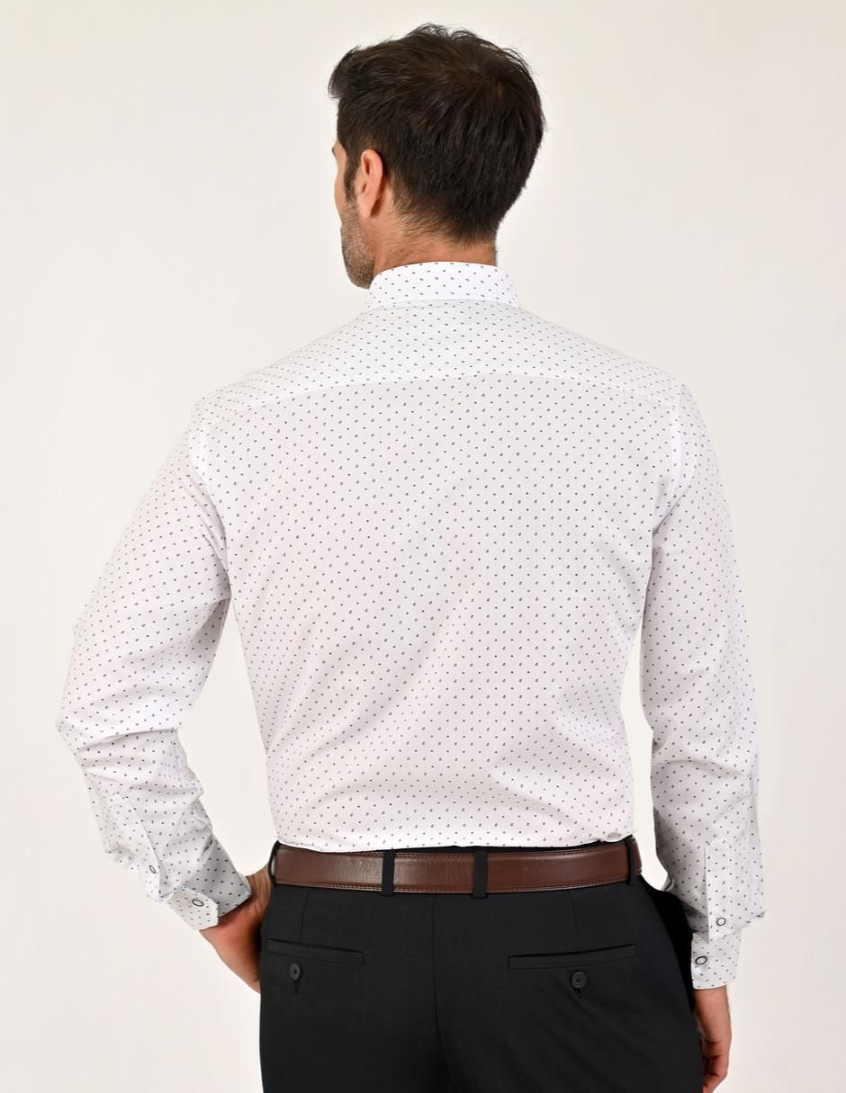 Camisa casual manga larga para hombre 2