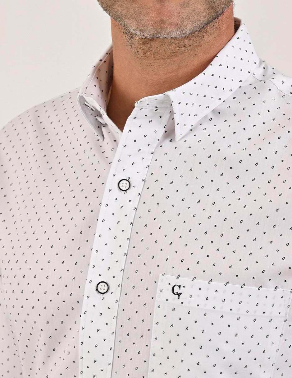 Camisa casual manga larga para hombre 4