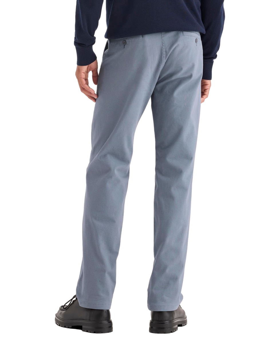Pantalón casual chino slim de algodón para hombre 3