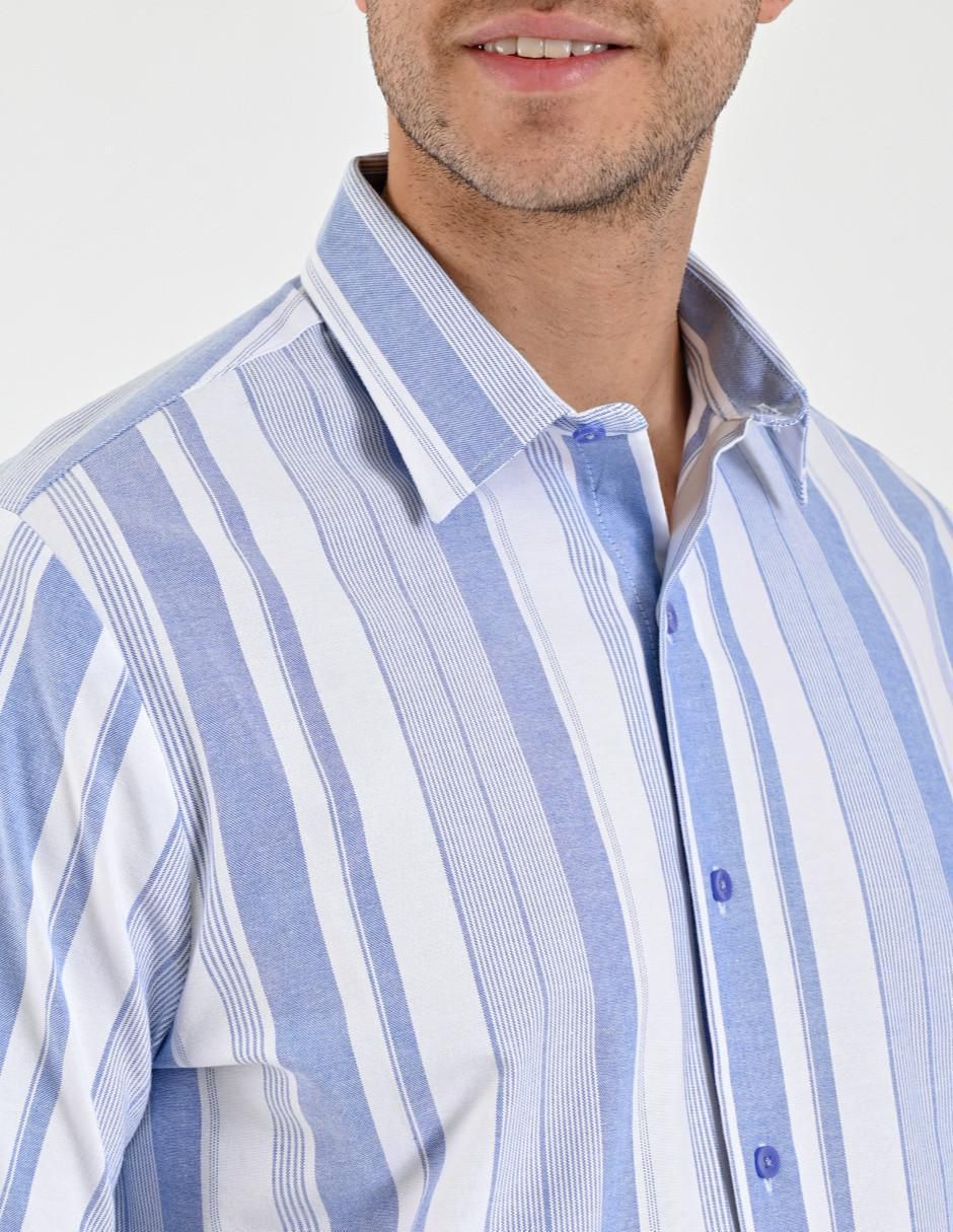 Camisa casual de algodón manga corta para hombre 4