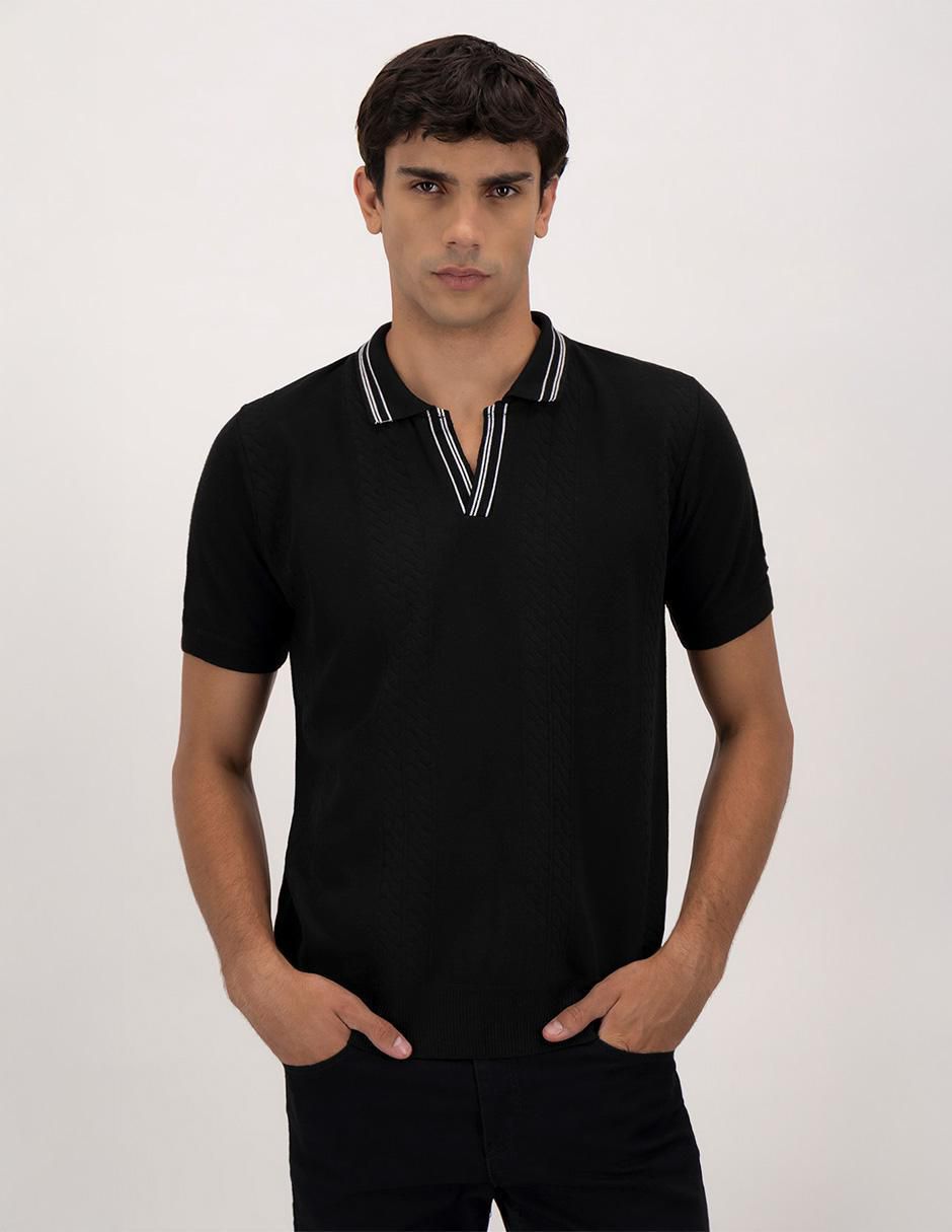 Playera Men's Fashion cuello V para hombre Espera Noches Moradas