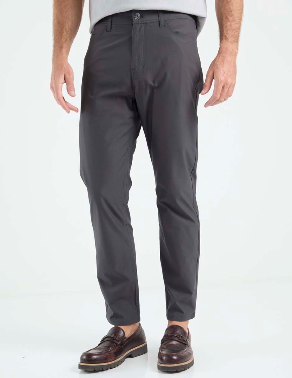 Pantalón casual relaxed straight para hombre