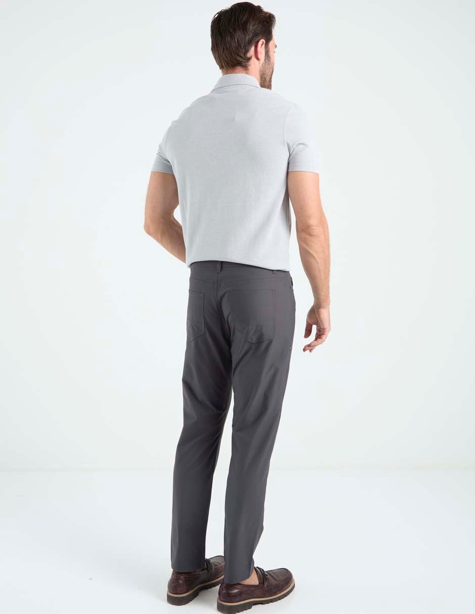 Pantalón casual relaxed straight para hombre 2
