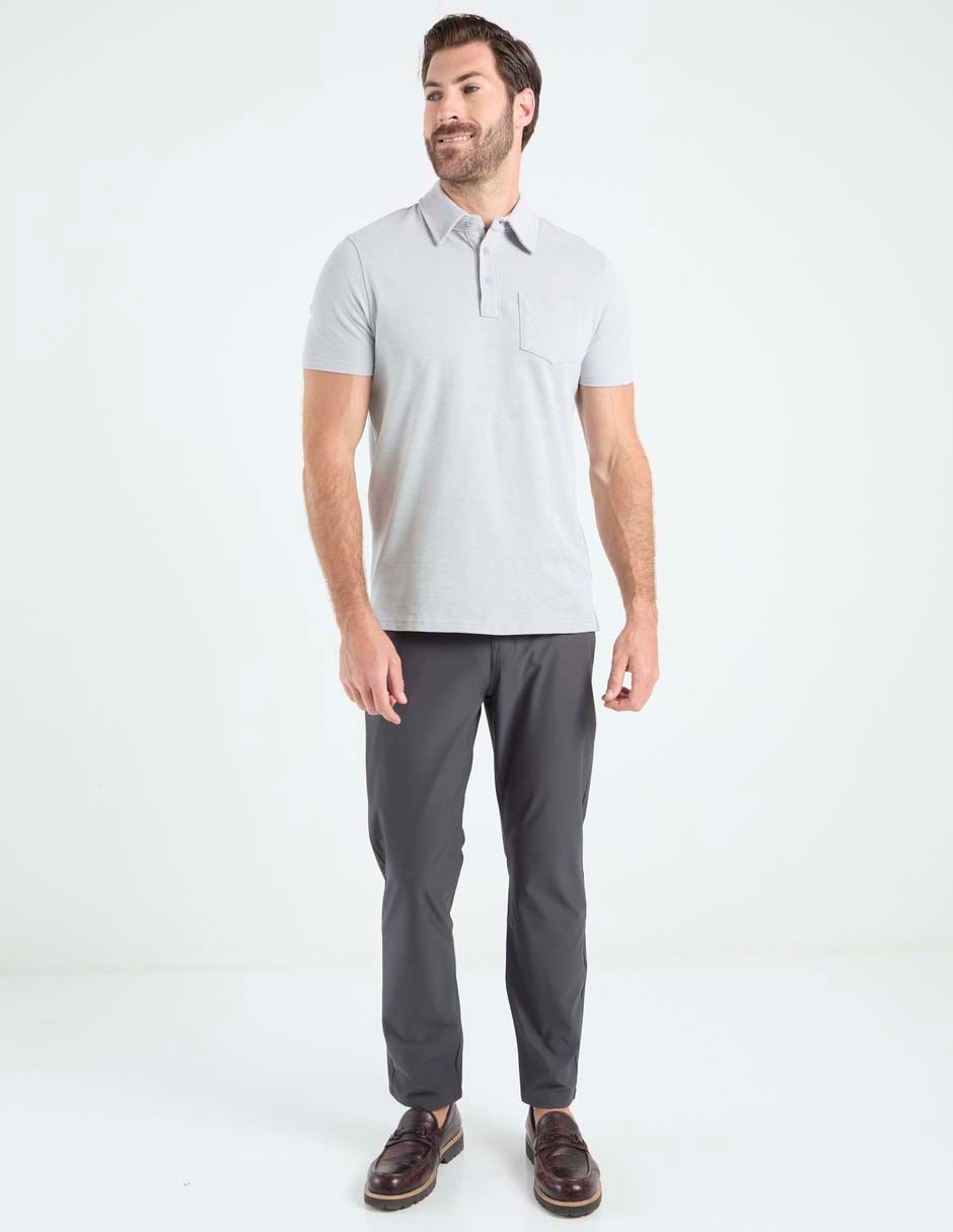 Pantalón casual relaxed straight para hombre 3