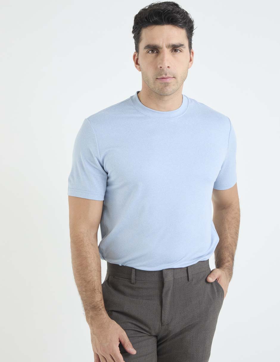 Playera cuello redondo para hombre