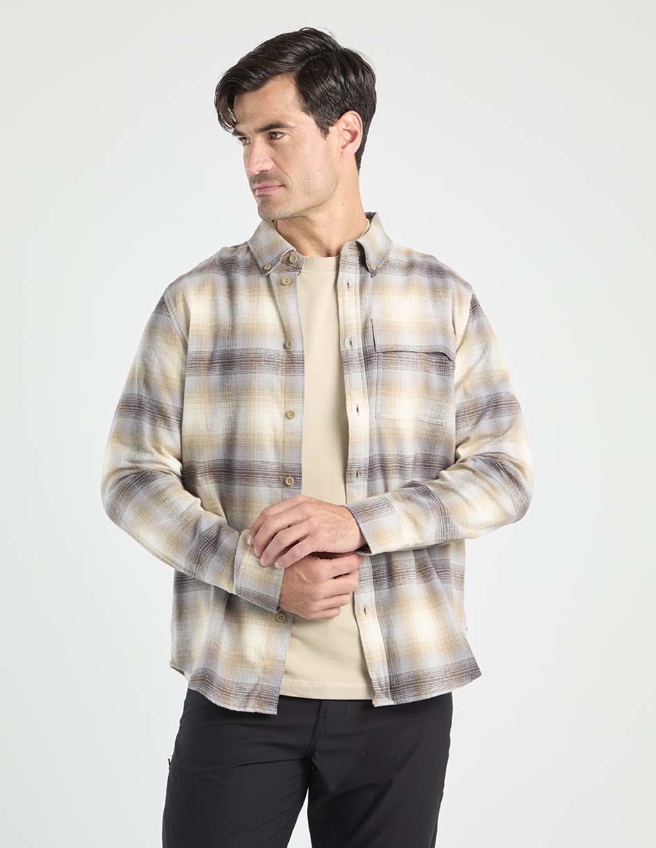 Sobrecamisa casual manga larga para hombre Sobrecamisa casual manga larga para hombre