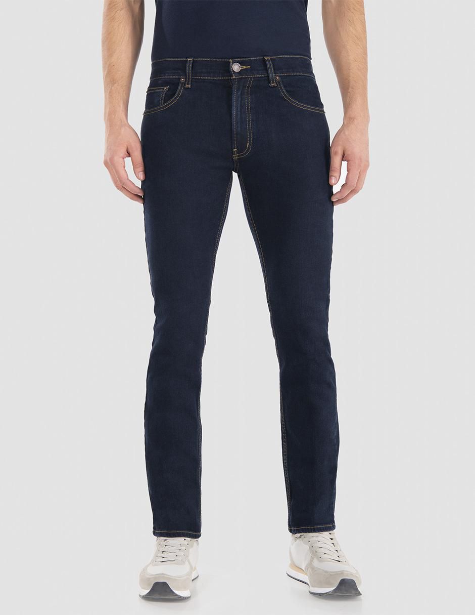 Jeans slim Iron lavado obscuro para hombre