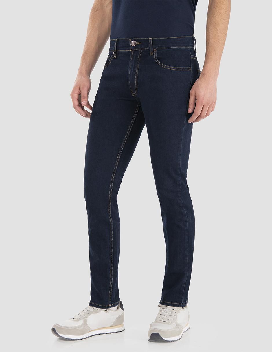 Jeans slim Oggi Jeans Iron lavado obscuro para hombre