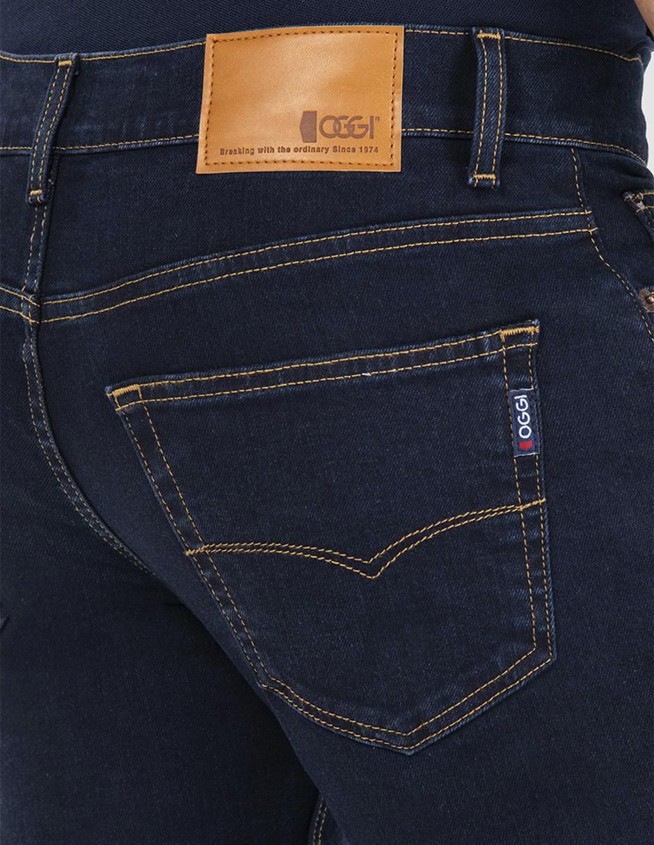 Jeans slim Oggi Jeans Iron lavado obscuro para hombre
