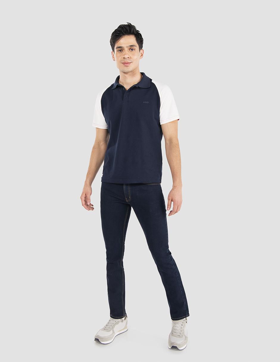 Jeans slim Oggi Jeans Iron lavado obscuro para hombre