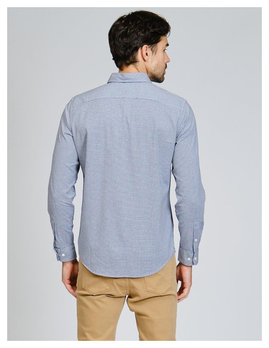 Camisa casual de algodón manga larga para hombre 2