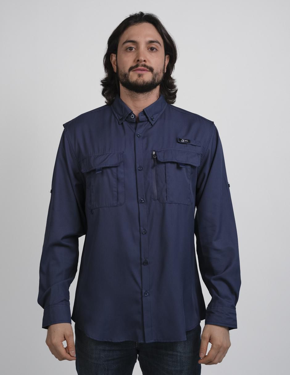Sobrecamisa casual manga larga para hombre Sobrecamisa casual manga larga para hombre