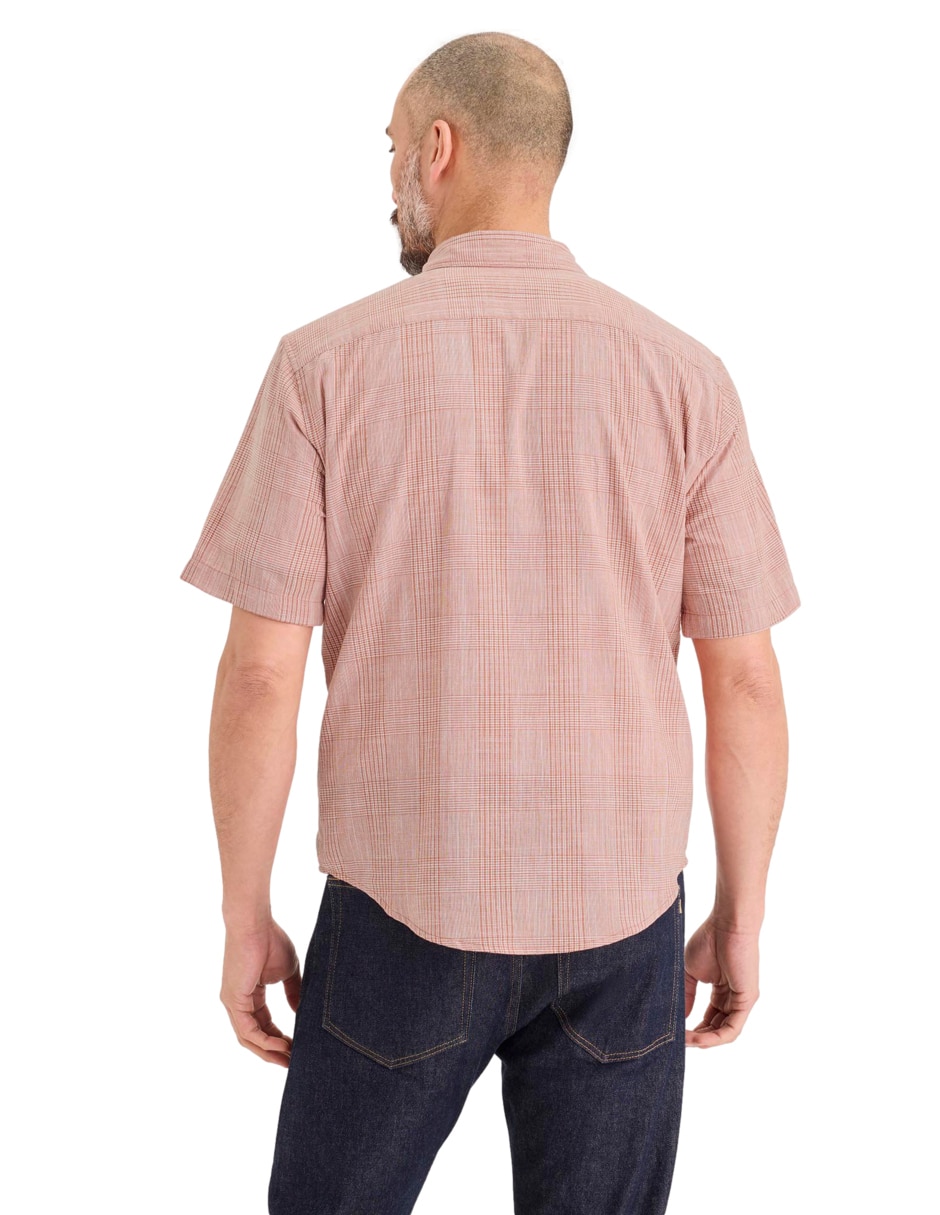 Camisa casual de algodón manga corta para hombre 3