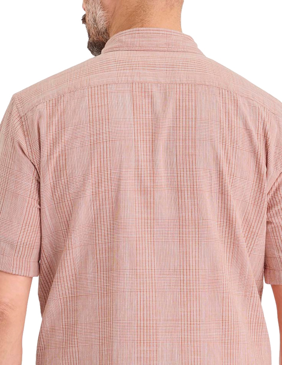 Camisa casual de algodón manga corta para hombre 4