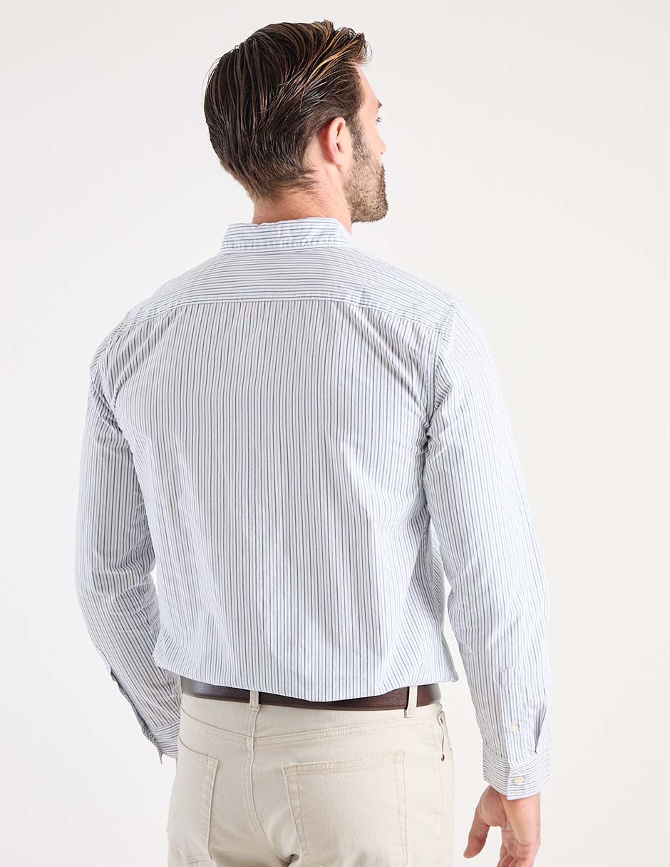 Camisa casual de algodón manga larga para hombre 2