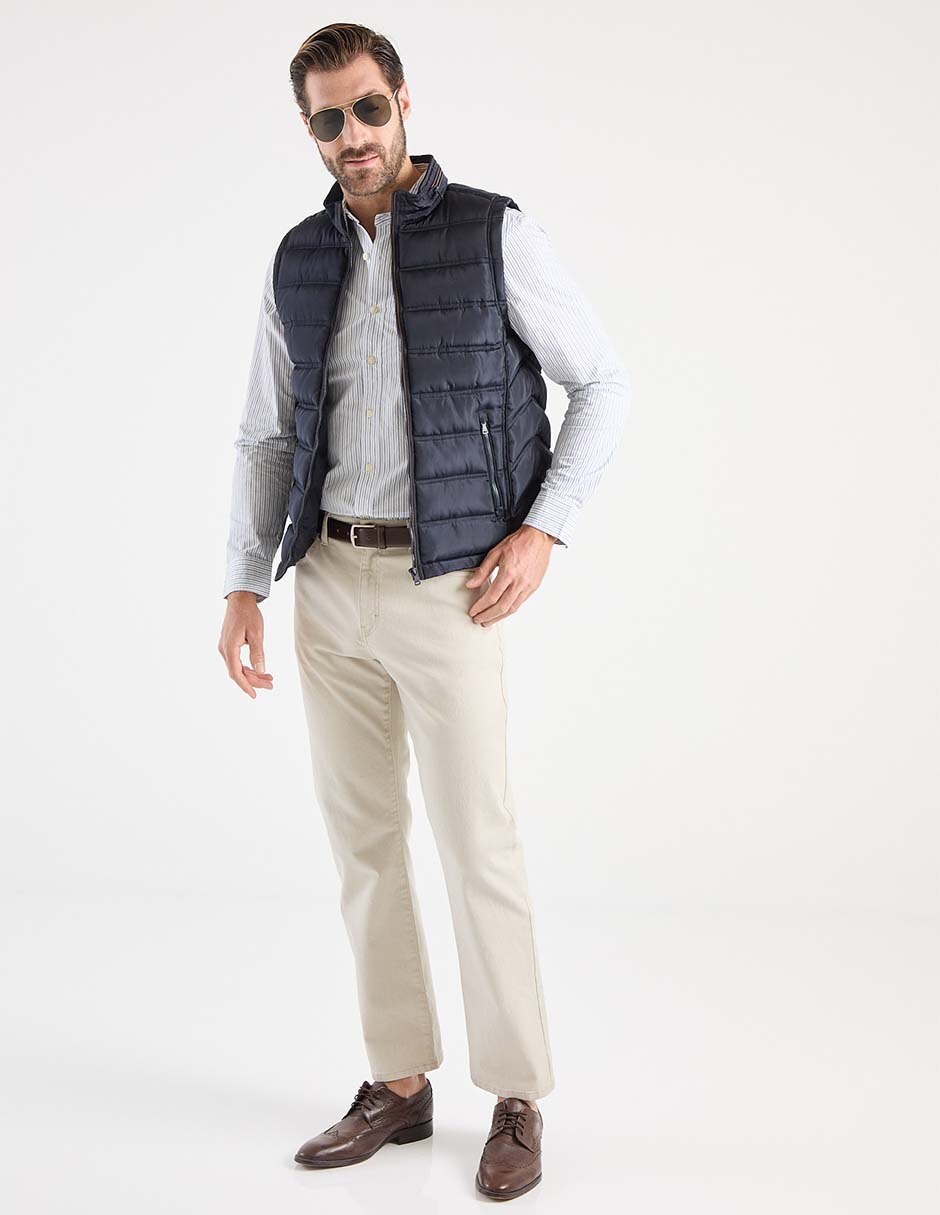Camisa casual de algodón manga larga para hombre 3