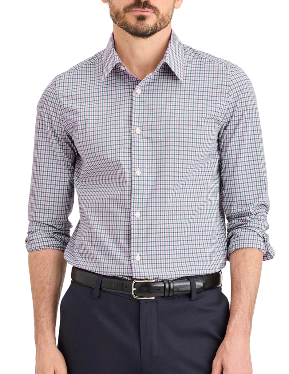 Camisa casual de algodón manga larga para hombre 2