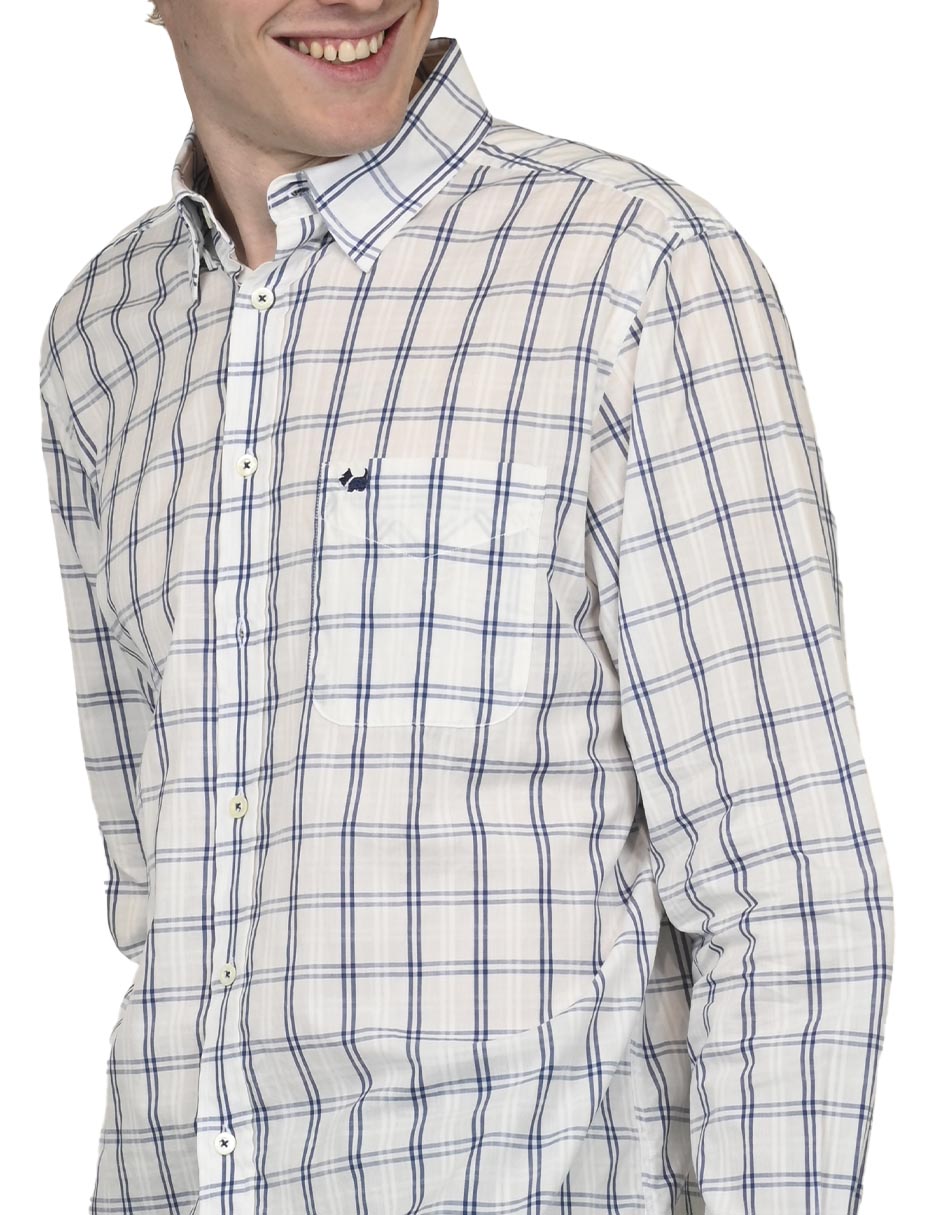 Camisa casual de algodón manga larga para hombre 3