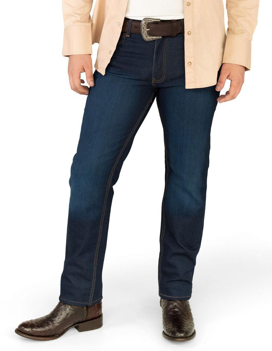 Jeans bota lavado rinse para hombre