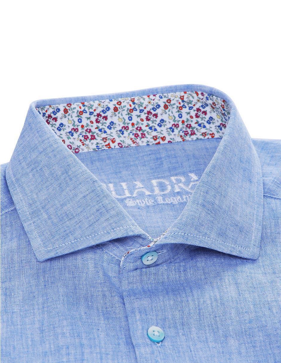 Camisa casual manga larga para hombre 2