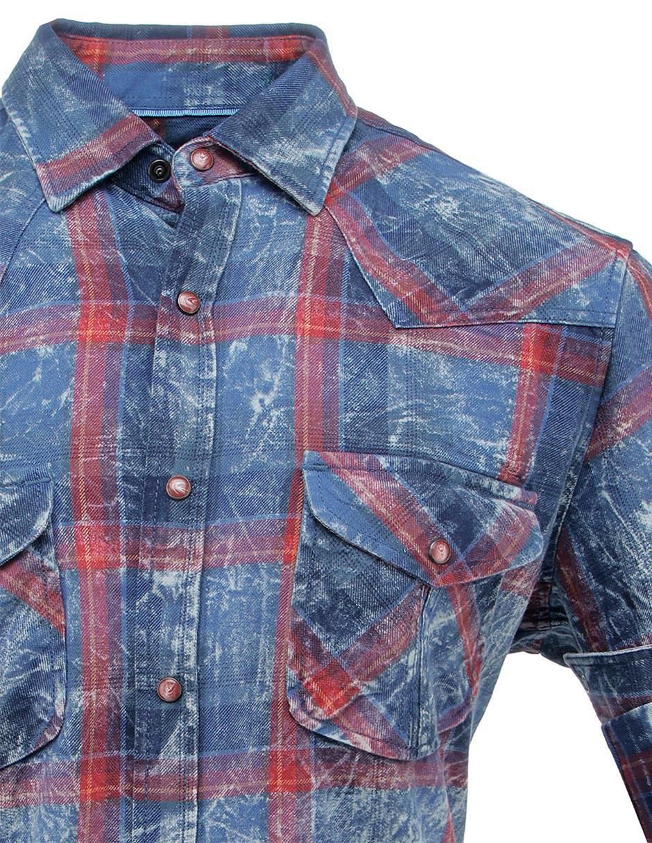 Camisa casual manga larga para hombre 2