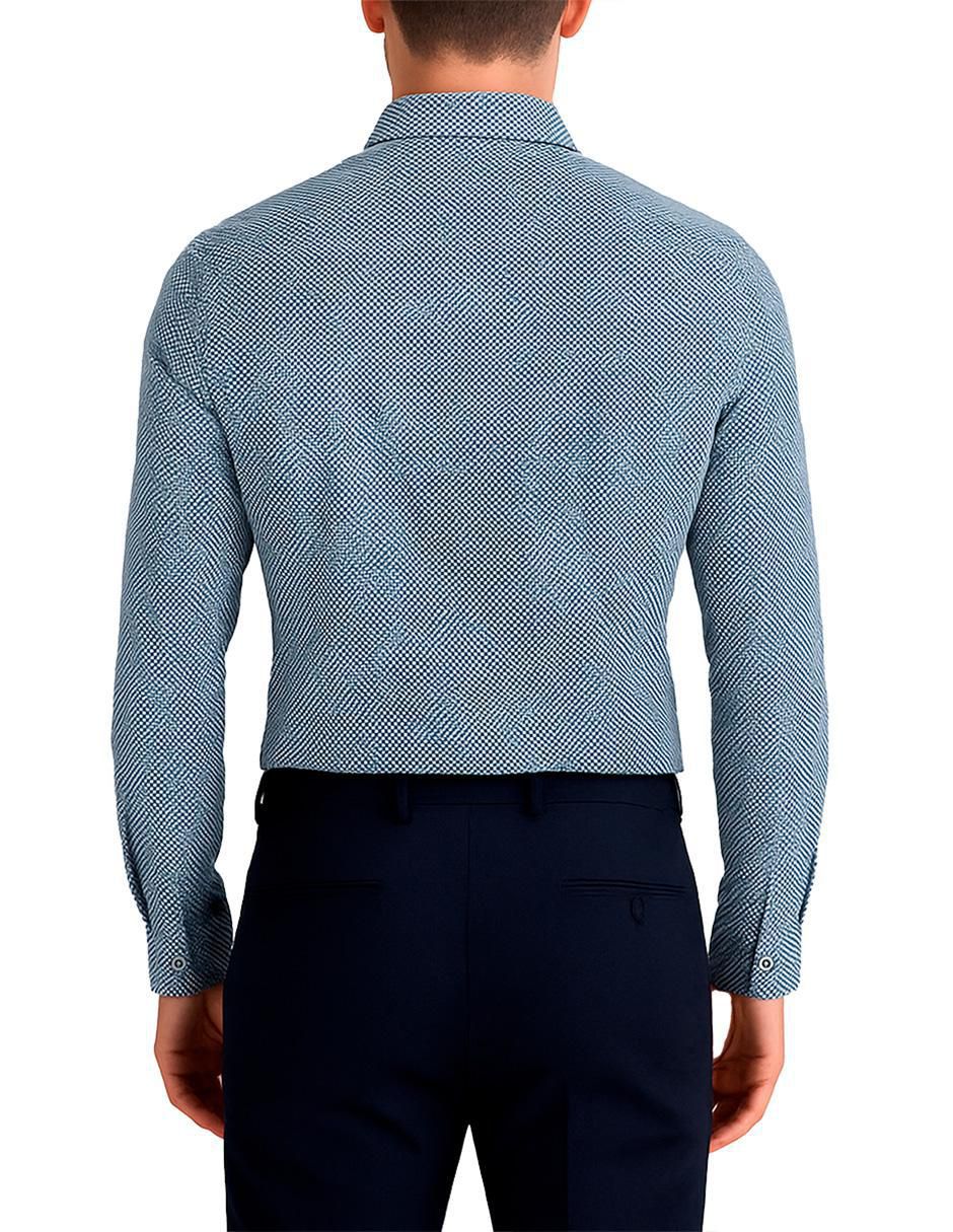 Camisa casual manga larga para hombre 2
