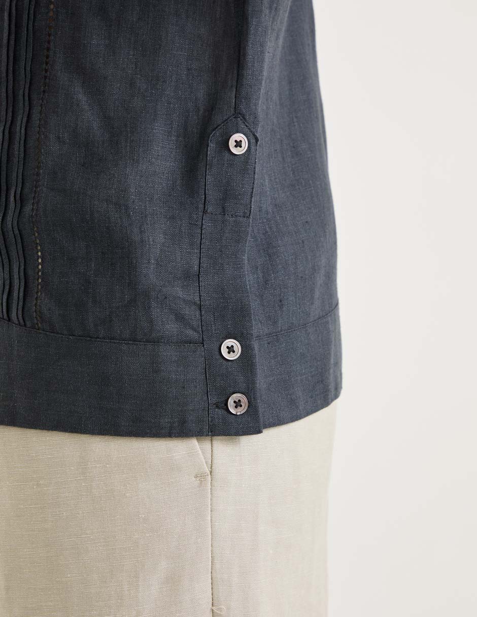 Guayabera manga larga para hombre 5