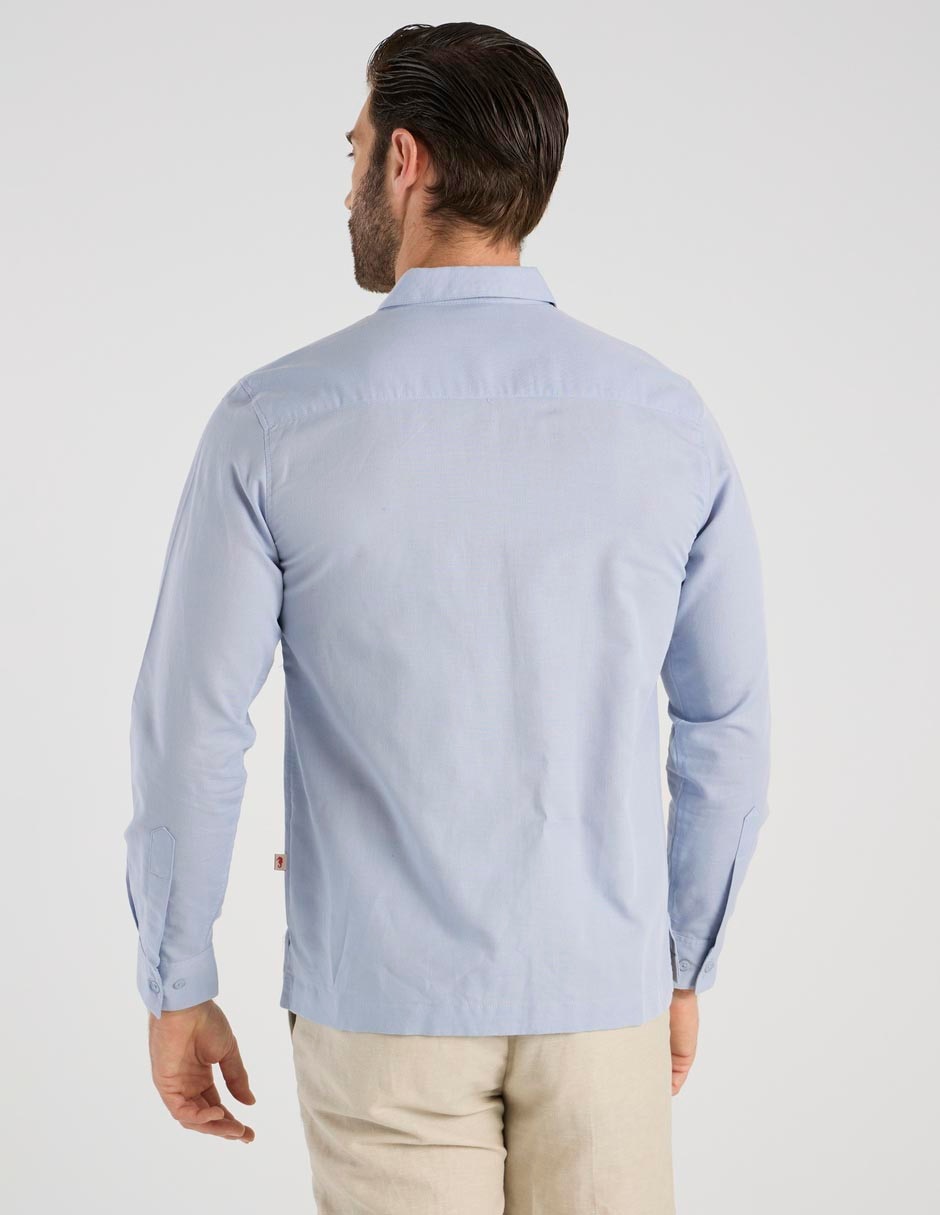 Guayabera manga larga para hombre 2