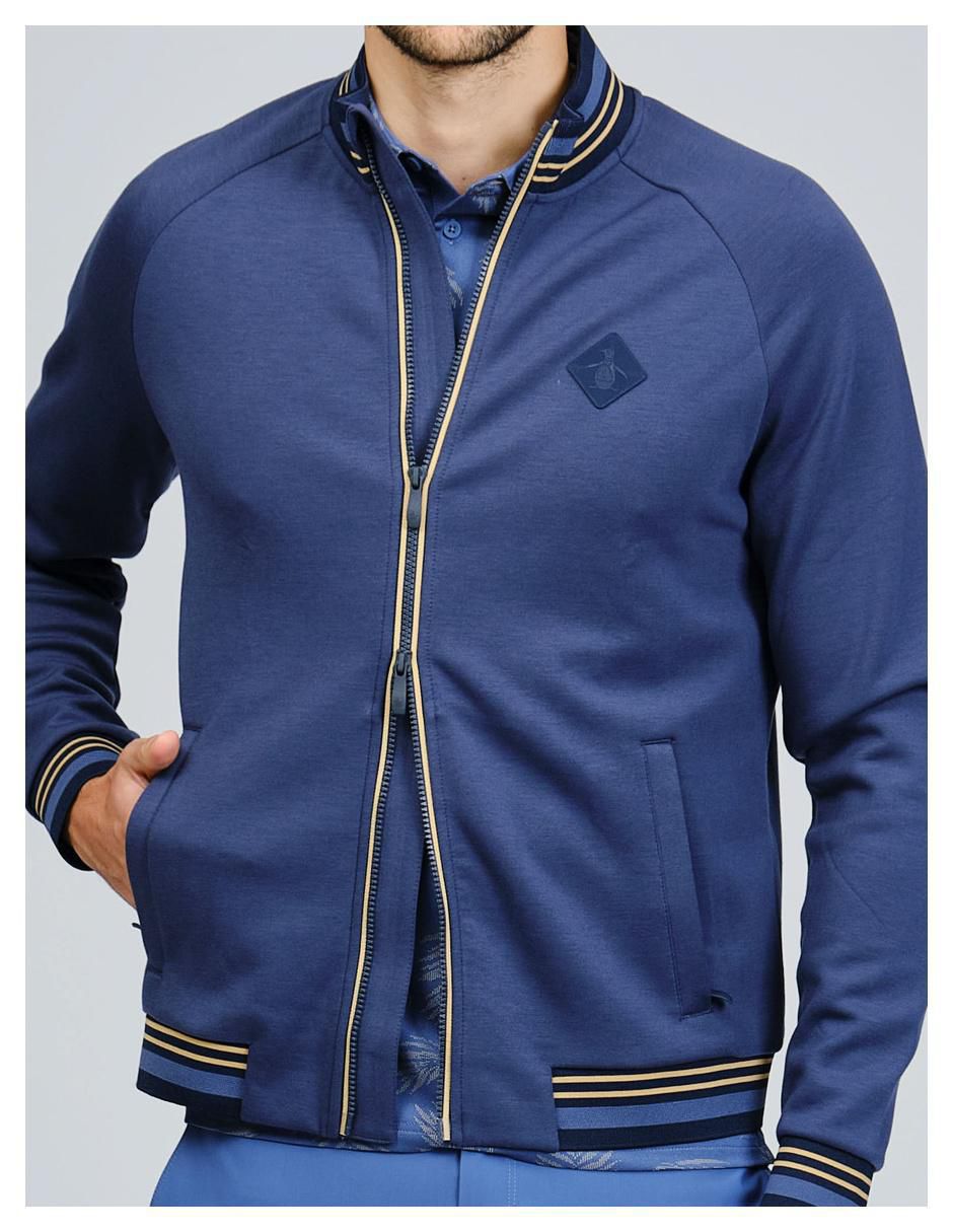Chamarra casual impermeable bolsa con cierre para hombre 6