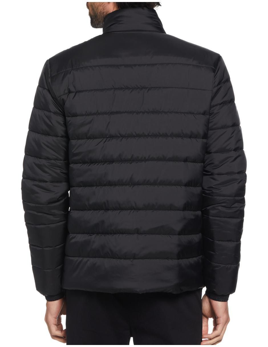Chamarra acolchada impermeable  bolsa con cierre para hombre 2